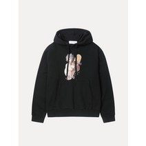 스케이트보드 그래픽 후드티 블랙 [남성]