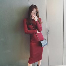 쉬폰원피스 뷔스티에 여름 결혼식 데이트 나시 면 봄