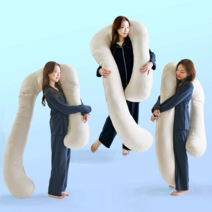 푹신빵빵 U자바디필로우 솜노스 4m 바디필로우2p, 어반베이지-2개구성(본체+커버), 어반베이지