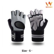 윈어블 여자 굳은살 방지 남자 여성 헬스용 장갑 턱걸이 웨이트 헬스 장갑 손목 스트랩, 03. 손목 스트랩형 그레이, S