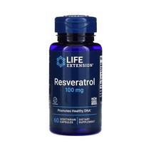 라이프익스텐션 레스베라트롤 100mg 60정 호장근 라스베라트롤 레스베라톨 퀘르세틴 효능, 1개, 기본