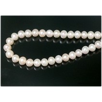 [비즈담] 담수진주 1줄: 38cm 진주목걸이 팔찌만들기 DIY, 6mm