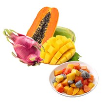 [푸른강산애] 열대과일믹스3종(용과 망고 파파야)1kg*2EA, 2개, 1kg
