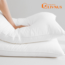리브너스 진짜 푹신한 낮은베개 6cm 편안함 꿀잠 베게솜 50X70, 1개, 화이트