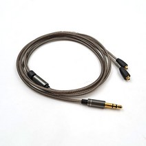 교체형 고순도 은도금 케이블 소니 SE215 SE425 SE535 SE315 N1AP N3AP XBA-H3 H2 FX850 MMCX 이어폰 3.5mm, [01] Inline gray