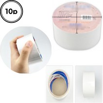 fko 10p접착용 문구용 공업용 양면 테이프 45mm (겉-흰색속-투명색), luc∃○상품선택▲』 ky