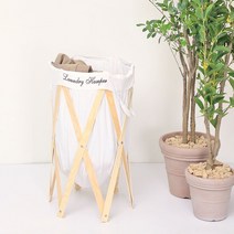 햄퍼 빨래 바구니, 화이트, 화이트