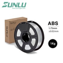 sunlu ABS필라멘트(3d프린터) 1kg롤, 투명