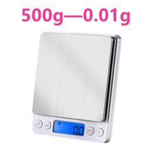 산업용 매달림 저울 무게 측정 저울계 3000g0.1g 전자 디지털 디스플레이 플랫폼, 500g --- 0.01g