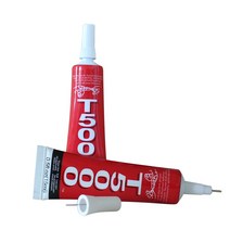 실리콘 실란트 15ml 강력한 실리콘 접착제 LCD 디스플레이 프레임 실란트 폴리머 유리 금속 크리스탈 DIY, 한개옵션0