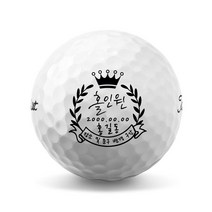 11 골프공 홀인원 이글 싱글 기념 선물용 로고 인쇄 제작(12구), 브리지스톤 투어 B XS 12구 화이트, D