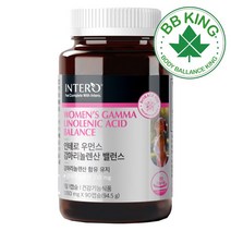 비비킹 인테로 보라지유 감마리놀렌산 대용량 캡슐 보라지오일 오메가3 월경 생리 전후에좋은 식약처 인증 건강기능식품 청소년 성인 여자 여성 갱년기 pms 영양제, 보라지유 감마리놀렌산 1통(3개월분)