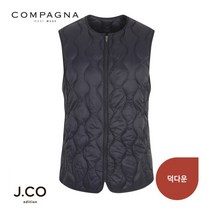 꼼빠니아 꼼빠니아 (J.CO에디션)구스 다운 베스트-CW21IV0103657A