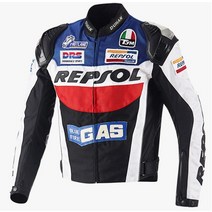 바이크의류 오토바이자켓 스즈키자켓 DUHAN moto rcycle 레이싱 자켓 옥스포드 모토 바이크 GP REPSOL 라이, 01 파란