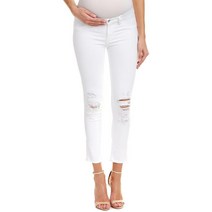 제이브랜드 화이트 MAMA J DISTRESSED MATERNITY 크롭 진 여자 사이즈 29 649348