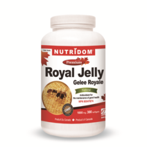 프리미엄 로열젤리 | 뉴트리돔 로얄제리 고용량 1000mg 60정 120정 300정 택일 | 캐나다 직배송 by 카포리아, 300 소프트젤