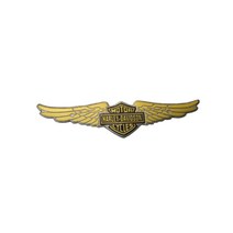 할리데이비슨 스티커 할리스티커 해골 엠블럼 바이크스티커, 33 GOLDEN WING, 1