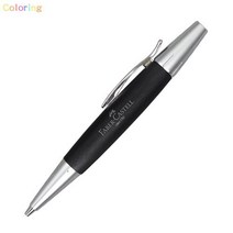 비싼샤프 고급샤프 Faber-Castell E-Motion 기계식 펜슬 우드 및 크롬 블랙 1.4mm 트위스트 메커니즘, 01 138383