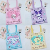 산리오 캐릭터 가방 토트백 실내화 실내화주머니 쿠로미 마이멜로디 시나모롤 새학기선물 실내화가방 보조 가방 에코백 캐릭터가방