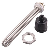 미니 온수기 양조장 히터 전기 물 가열 침수, 6.DN32 - 4.5KW-with locknut
