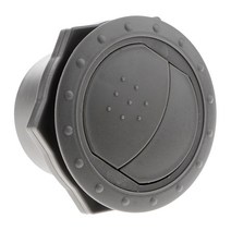 원형 덕트 디퓨져 라인디퓨저 가정용 아파트환기구 디퓨샤 환풍구 커버 60mm 벽걸이 콘센트 배기 그릴 ABS 라운드 그레이, 1개