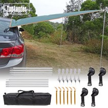 루프탑 텐트 4인용 5인용 카니발 3x3m car side awning with 강한, 오프 화이트, 협력사