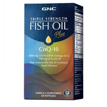 GNC 지엔씨 트리플 스트랭스 피쉬오일 1000mg 60캡슐 1개