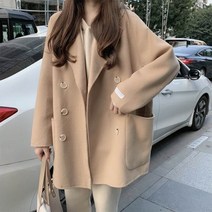 C.ONLIE SHOP여성 모직 코트 롱자켓 겨울 체크 패션 반코트 igg77 트위드자켓 청자켓 크롭자켓