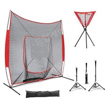 드망케이 야구그물망 투수망 타격망 야구네트 연습네트, 블랙