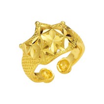 한국금다이아몬드 아기 순금 돌반지 컷팅 왕관 24K 1.875g 100일 선물