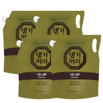 댕기머리 서린 대용량 샴푸 2000ml x 4개 리필용 한방샴푸, 댕기머리 서린 린스 2000ml x 4개