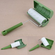 국산 강력 돌돌이 끈끈이 롤러 초강력 테이프 클리너 3종 청소기 무지 찍찍이 먼지 의류용 청소 롤리 롤클리너 머리카락 롤크리너 이지 컷팅 카페트 검은옷 소파 털 제거, 미니 돌돌