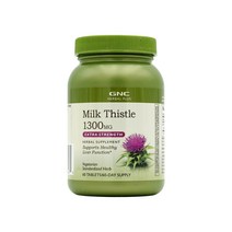 지앤씨 GNC 허브 플러스 밀크씨슬 1300mg 60캡슐, 기본, 1개