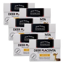 피터앤존 디어 플라센타 (뉴질랜드 사슴태반) 60캡슐, 6개