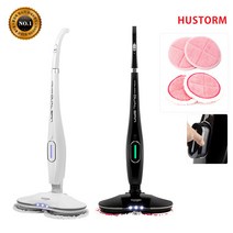 휴스톰 듀얼스핀 물걸레청소기 스타트패키지 HS-10000S, HS-10000/화이트