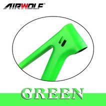 자전거프레임 자전거부품 Airwolf29ER 카본 MTB BB92 최대 24 인치 산악 자, Green+17 Inch-Glossy