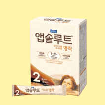리뉴얼 앱솔루트 명작 2FL 분유 스틱 2단계(6~12개월) 14g 20포, 20개