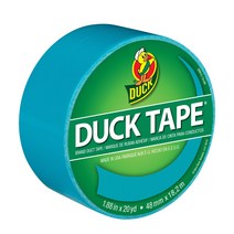 [공식판매점] 덕테이프 컬러 바닥 라인 덕트테이프 아쿠아 색상 48mm x 18m (20yd), 1개