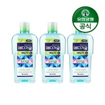 유한양행 덴탈케어 메디가글 순한맛 패밀리 민트향, 1L, 3개