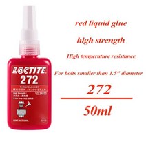 견고한 50/250ml 록타이트 272 나사 접착제 고강도 영구 스레드 잠금 제, 01 50ml-272