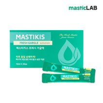 매스틱 연구소 매스티키스 프레시 일회용 스틱 가글 10ml/20포/1BOX 무불소 무알콜, 1박스+손소독제