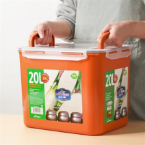 황토 진공 누름김치통 발효숙성 튼튼한 진공누름판 15L 20L 동치미 장아찌 김장김치 용기, 황토 진공 누름탱크 15L