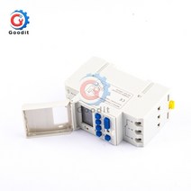 전자 주간 7 일 프로그래밍 가능 디지털 시간 릴레이 타이머 스위치 제어 AC 220V 230V 12V 24V 48V 16A Din 레일 마운트 THC15A