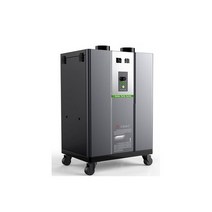 국소배기장치 치과 연기 흄후드 용접 집진기 이동식, 블랙 400W 듀플렉스