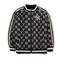 엠엘비 키즈 모노그램 전판 트레이닝 상의 뉴욕양키스 7ATRM0114-50BKS