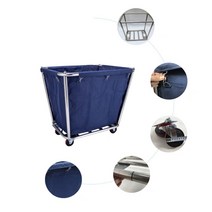 (클라모프) 1구 세탁물운반 스테인리스 호텔카트, 1개
