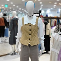 씨씨콜렉트 뷔스티에 블라우스(E223MSC110/베이지)