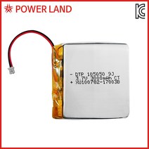 리튬폴리머 DTP 105050 3.7V 3000mAh, 1개, 1개