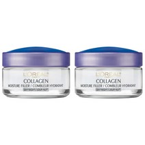 로레알파리 콜라겐 모이스처 필러 데일리 모이스처라이저 데이/나이트 크림, 48g, 2개