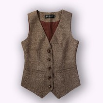 여성 가을 조끼 스타일 유니폼 커리어우먼 슬림 세미 패션 미국 정장